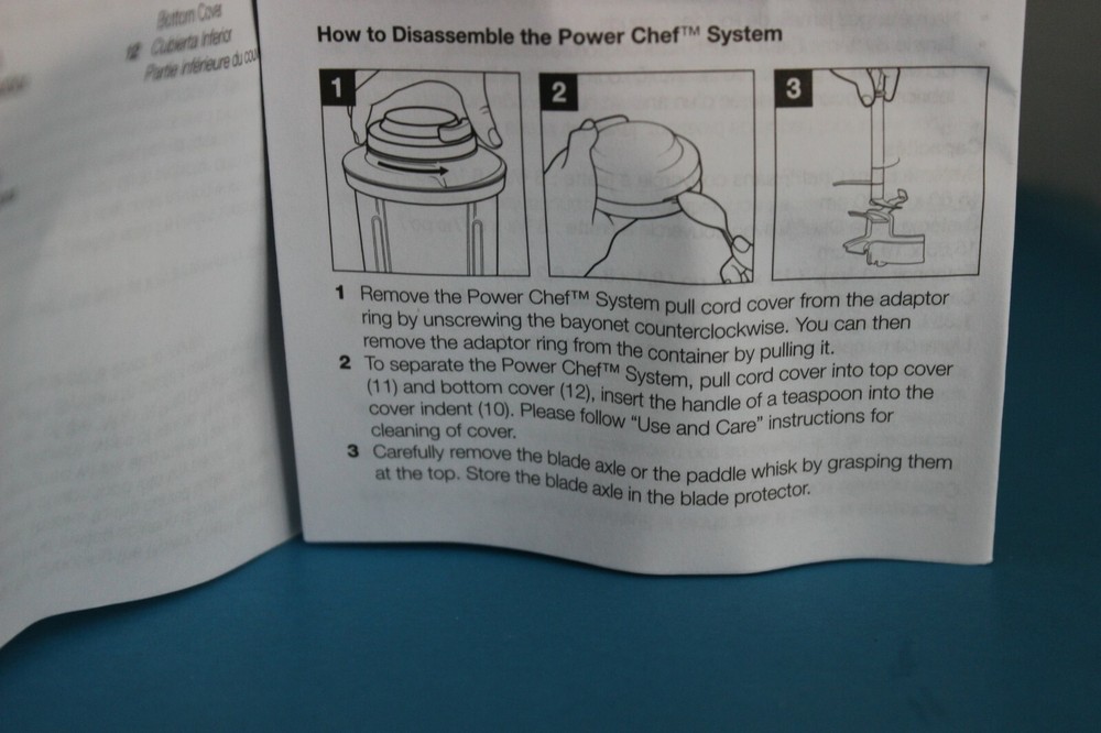 Tupperware POWER CHEF PRO System~Non-Electric Food Processor~Create with Ease~