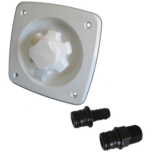 Jabsco Water Pressure Regulator - Flush Mount White 44412-1045