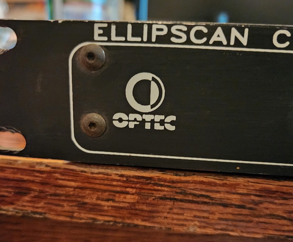 Vintage Optec DJ Movement Controller Rack Unit Ellipscan Model EL4001 Black