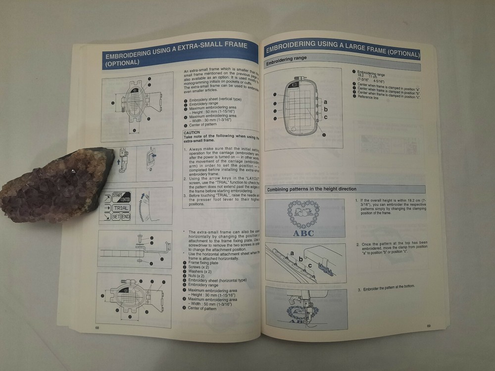 Brother Personal Embroidery System Instruction Manual