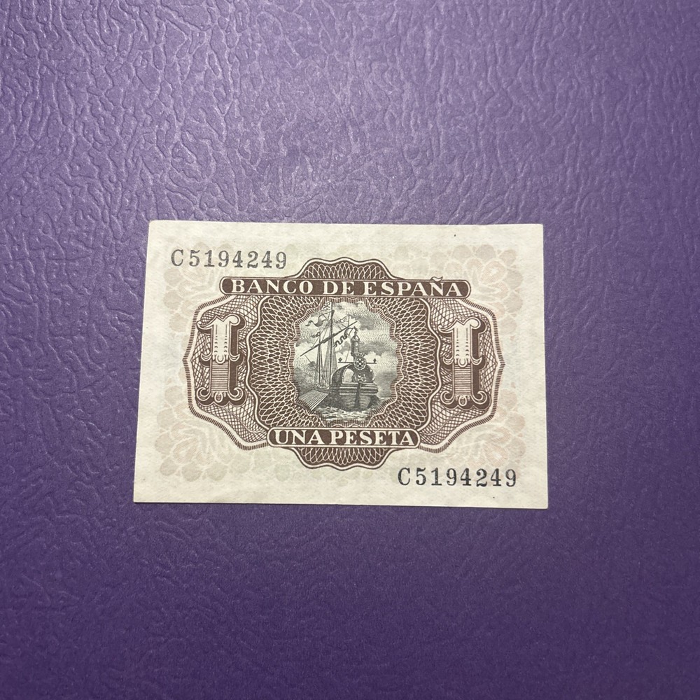 Spain-1 Peseta- 1953