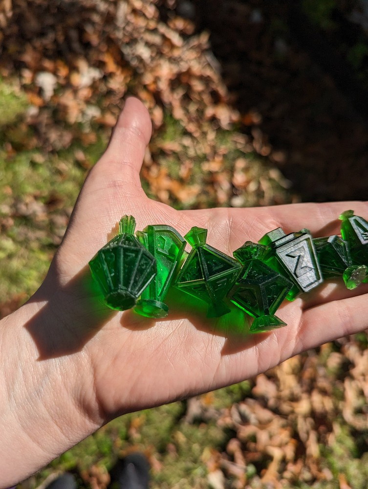 Emerald Potion Potion Dice Rapturous Dice TTRPG Gift Game Master Gift Nerd