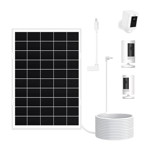 [8W Ultra-Output] 1 Pack Solar Panel for Ring Camera Battery Models - 33%