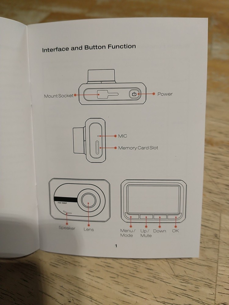 DC18 Dashcam Dual Camera