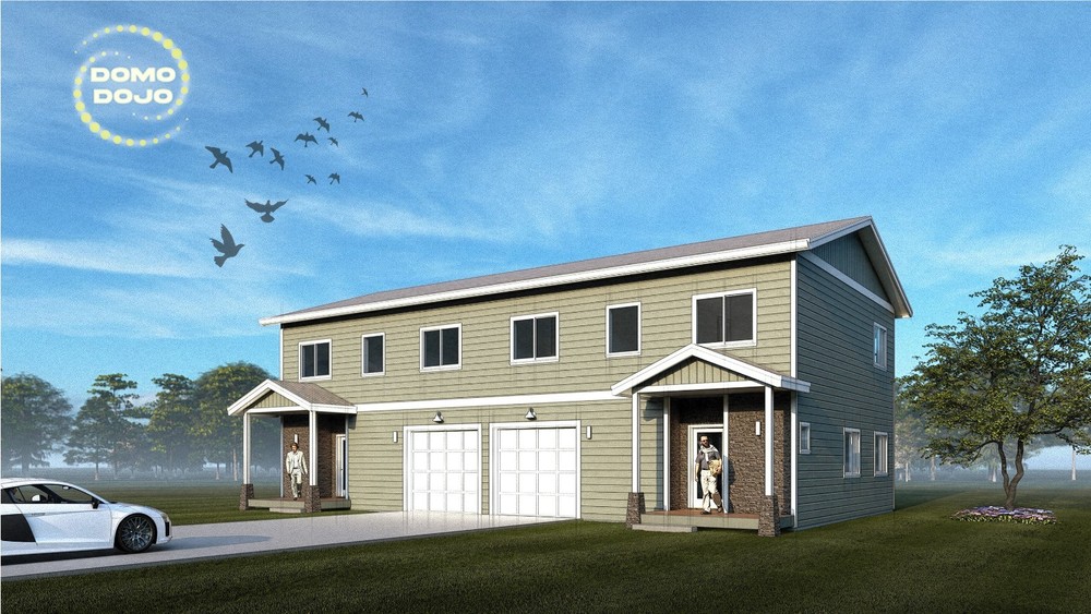 Hillcrest Quarters Duplex Plans – PDF Downloadable Blueprint