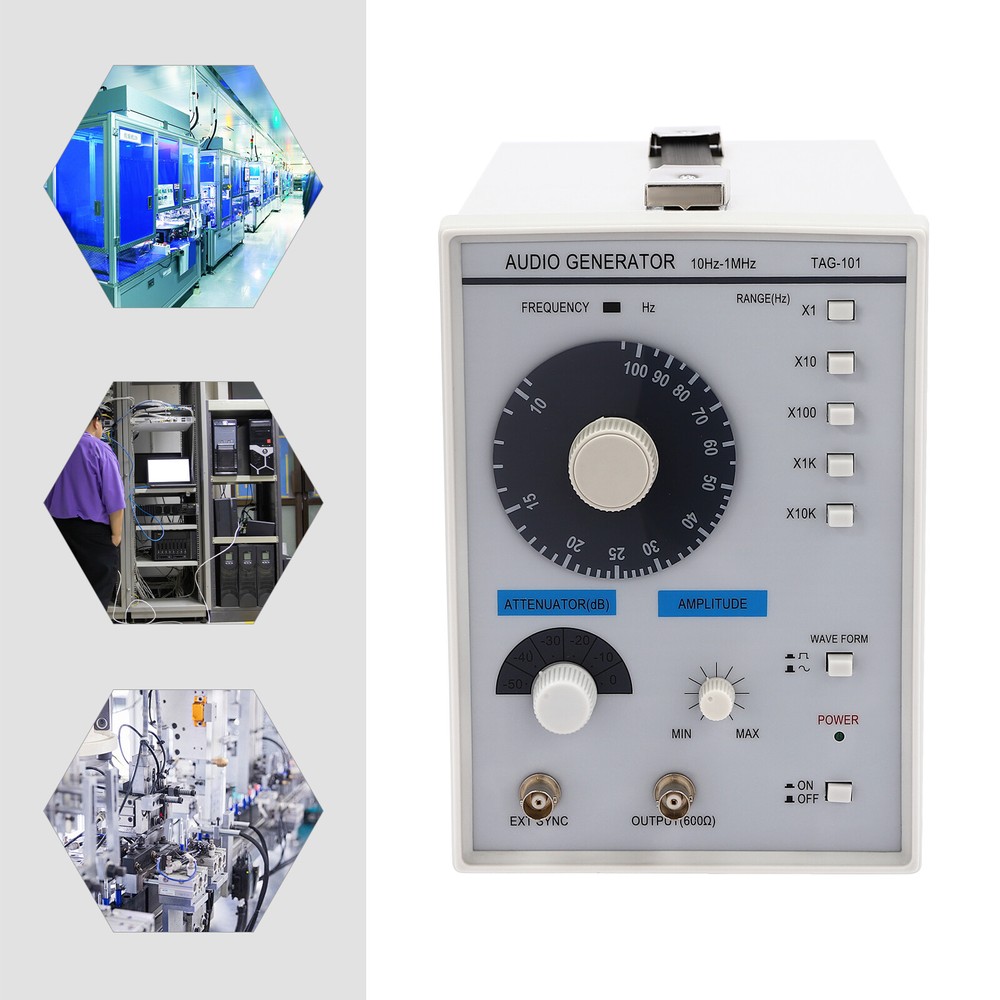 Precision Low-Frequency Signal Generator with Dual Output & Fine Attenuation
