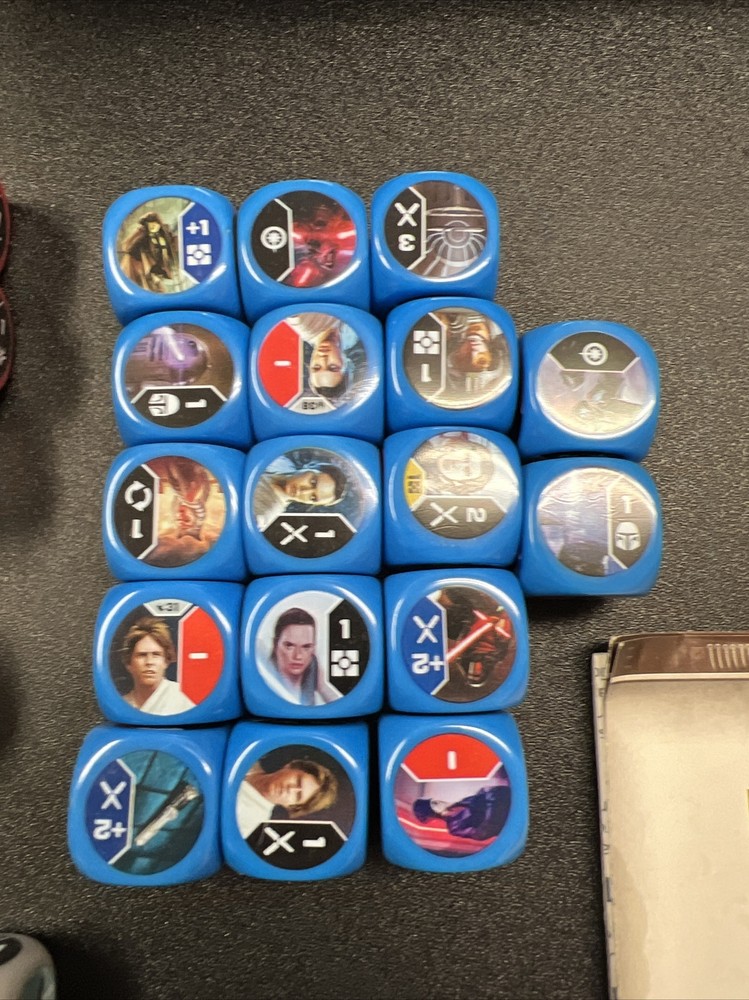 star wars destiny dice and cards