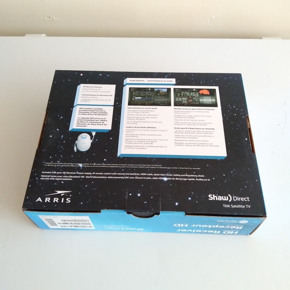 Shaw Direct HDDSR 800 Satellite Receiver Adapter No Remote