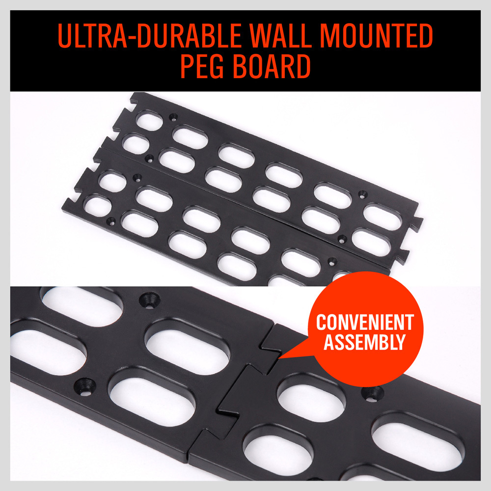 8 Bin Wall Mounted Parts Rack Stackable Bins Home Organize Tool Boxes Storage