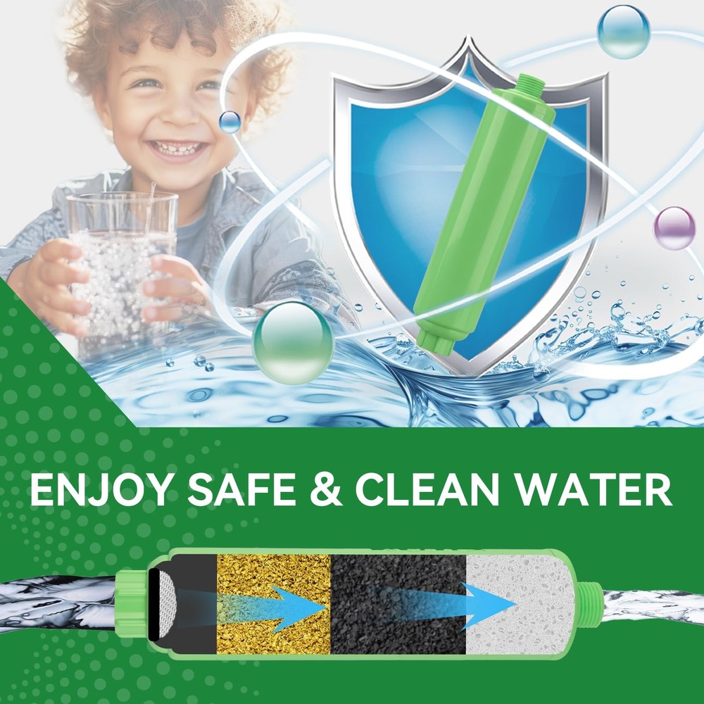 RVINGPRO RV Water Pressure Regulator and Filter Fresh Kit, Yellow