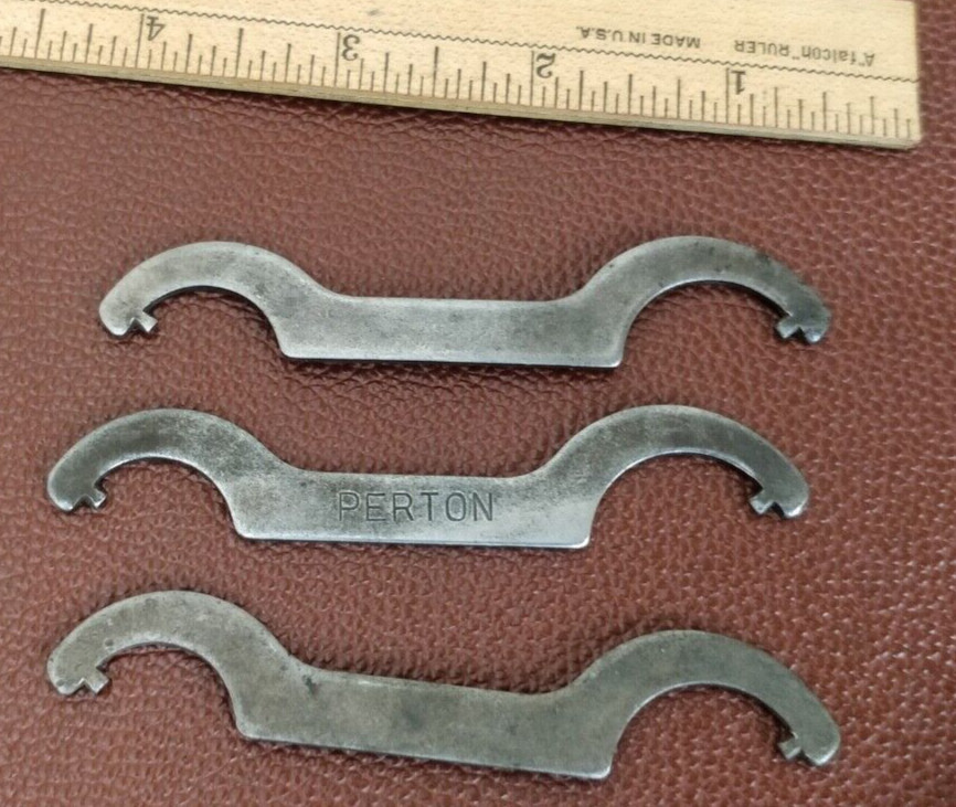 original  Perton Lathe  Wrench / Pin Spanner / Adjustment tool