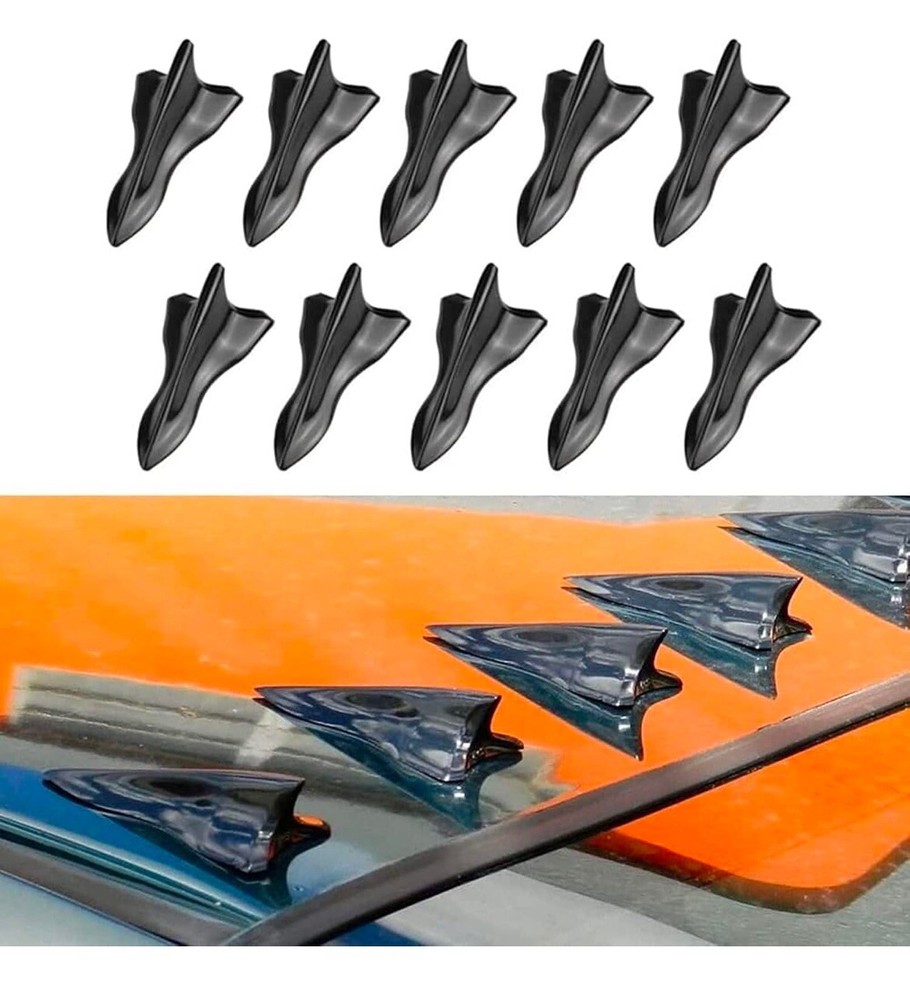 Air Vortex Generator Diffuser Shark Fin 10pcs Set Kit
