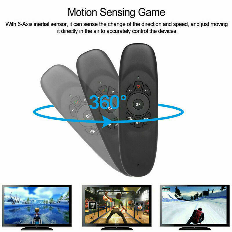 C120 2.4 Voice Control Air Mouse Wireless Keyboard for KODI Android Mini TV Box