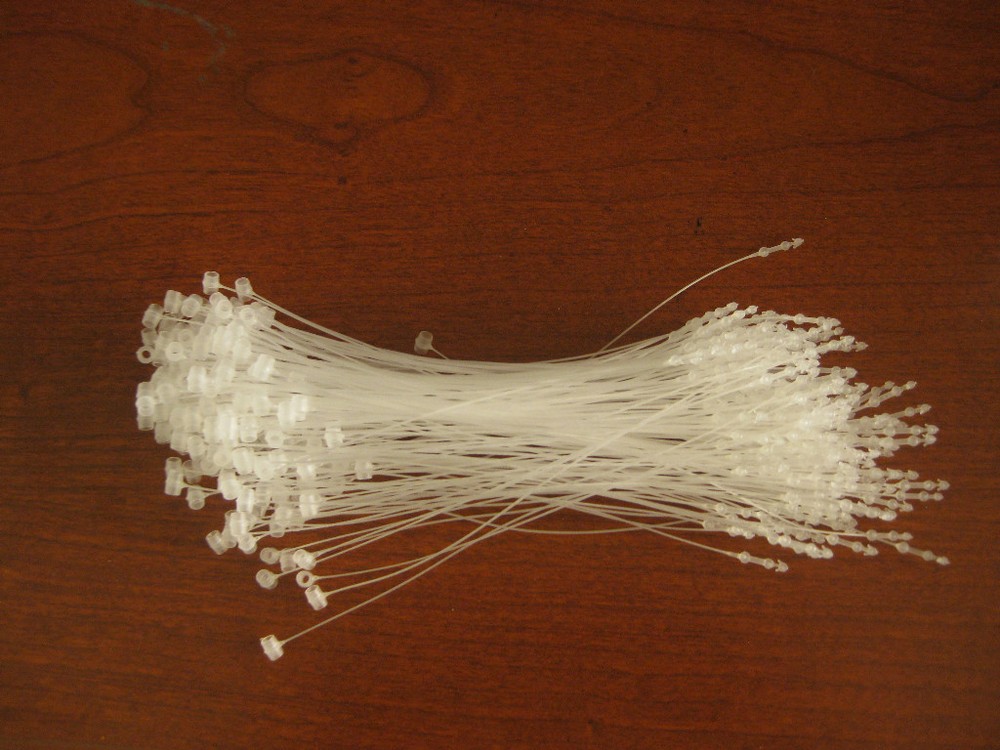 3" 1000 Pc Snap Lock Pin Security Loop Plastic Tag Fastener