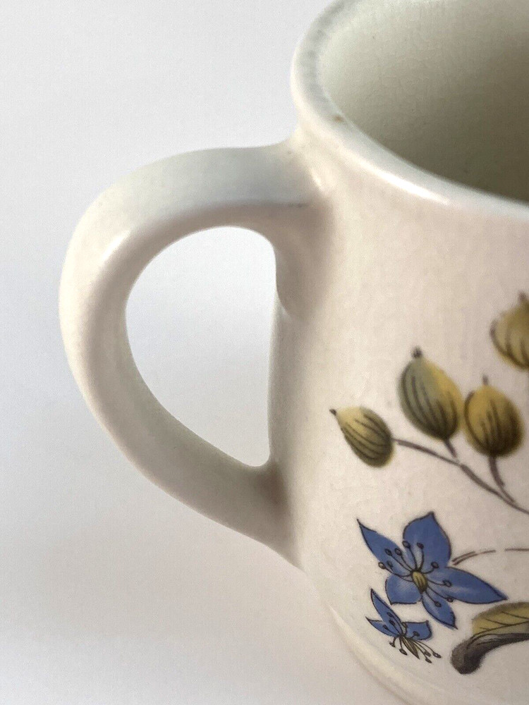 Sylvac Ware Lime Grove Range Open Sugar Bowl and Cream Pitcher England