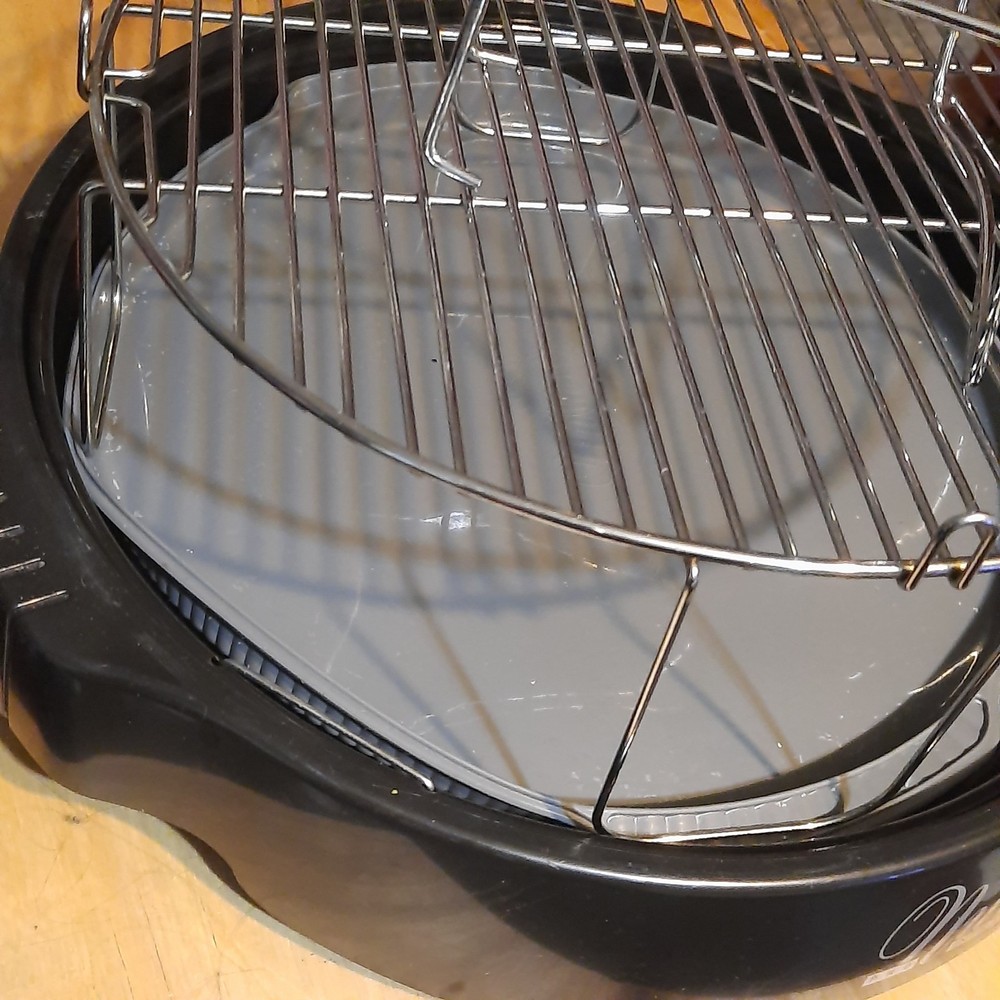 Nuwave Ovan Model 20353 Replacemnet Bottom Drip Pan And Rack Black Nocracks