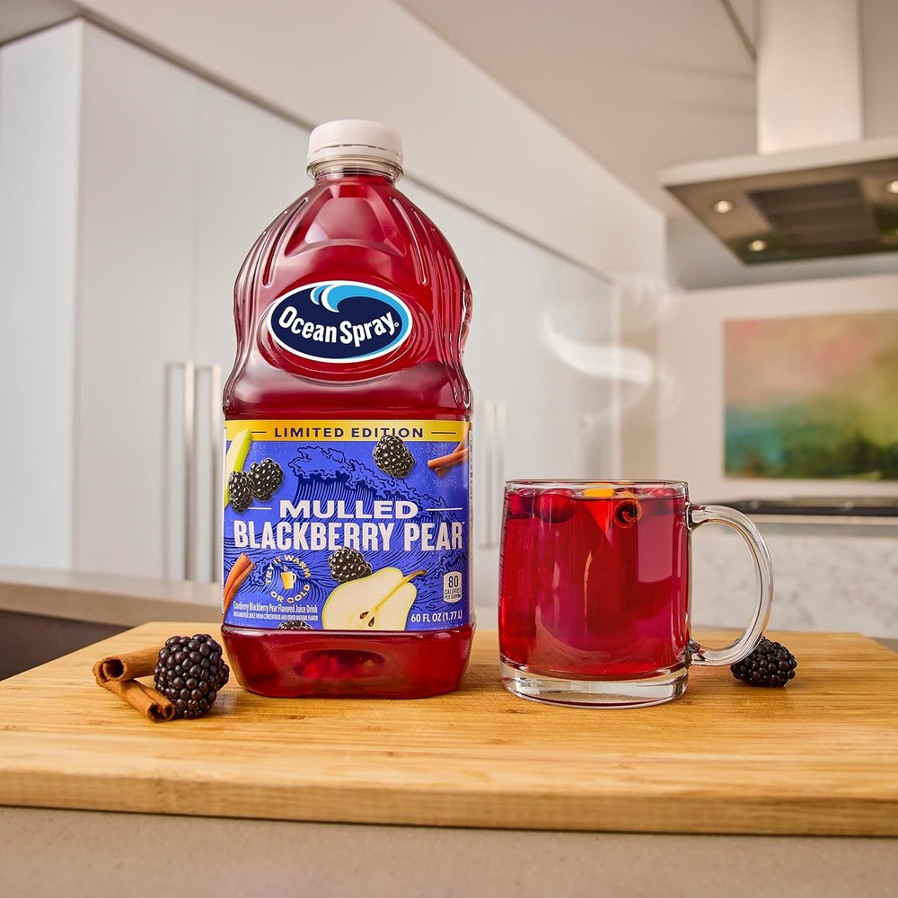 Mulled Blackberry Pear Juice Drink