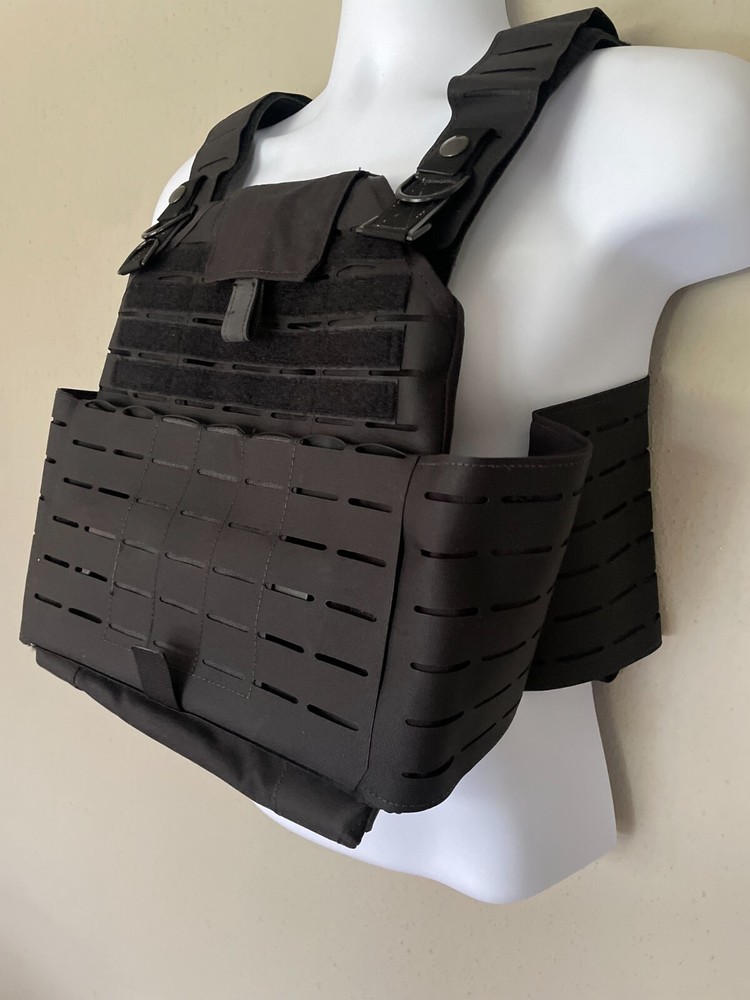 PROTECH Tactical Armor Plate Rack Carrier SHIFT 360 AWS QRS Large Black Webless