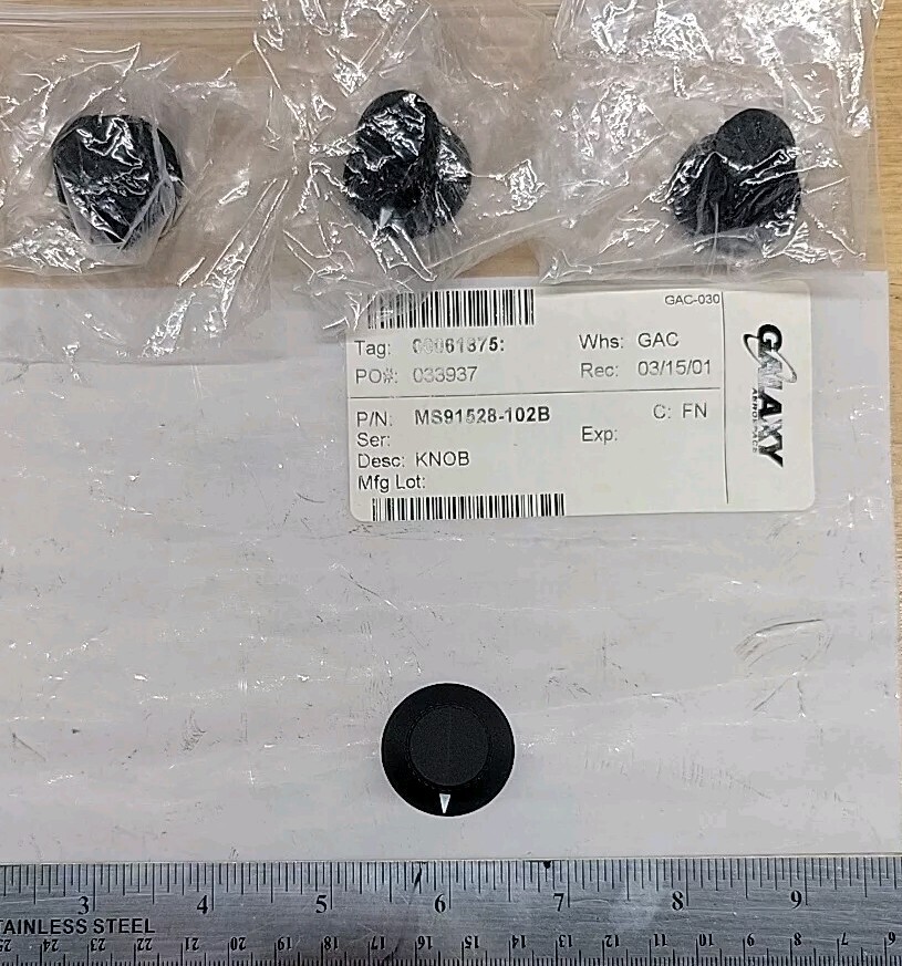4 Each MS915-102B Knobs