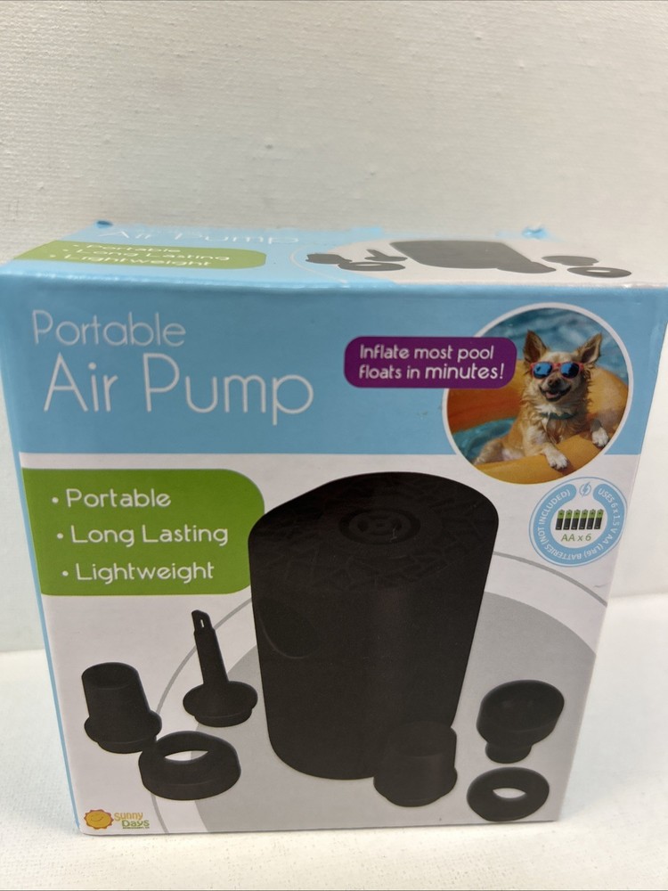 SUNNY DAYS MAXX BUBBLES! AIR PUMP - BLACK
