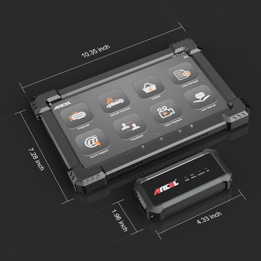 ANCEL X7 Bluetooth OBD2 Scanner Bi-directional Scan Tool Full System Diagnostic