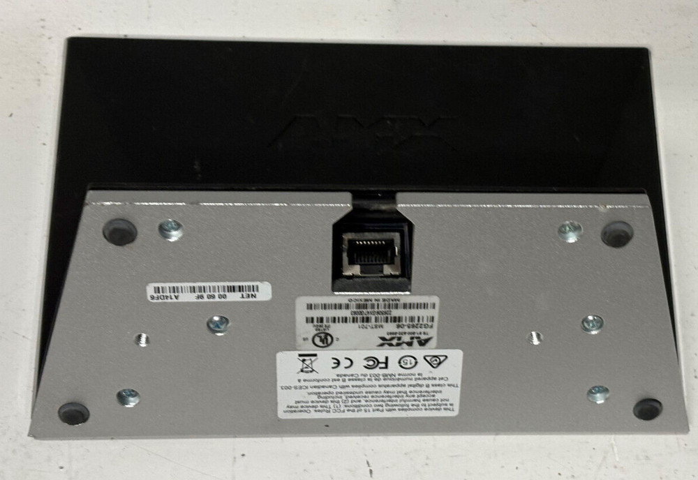 AMX FG2265-06 MST-701 Touch Panel Control Screen