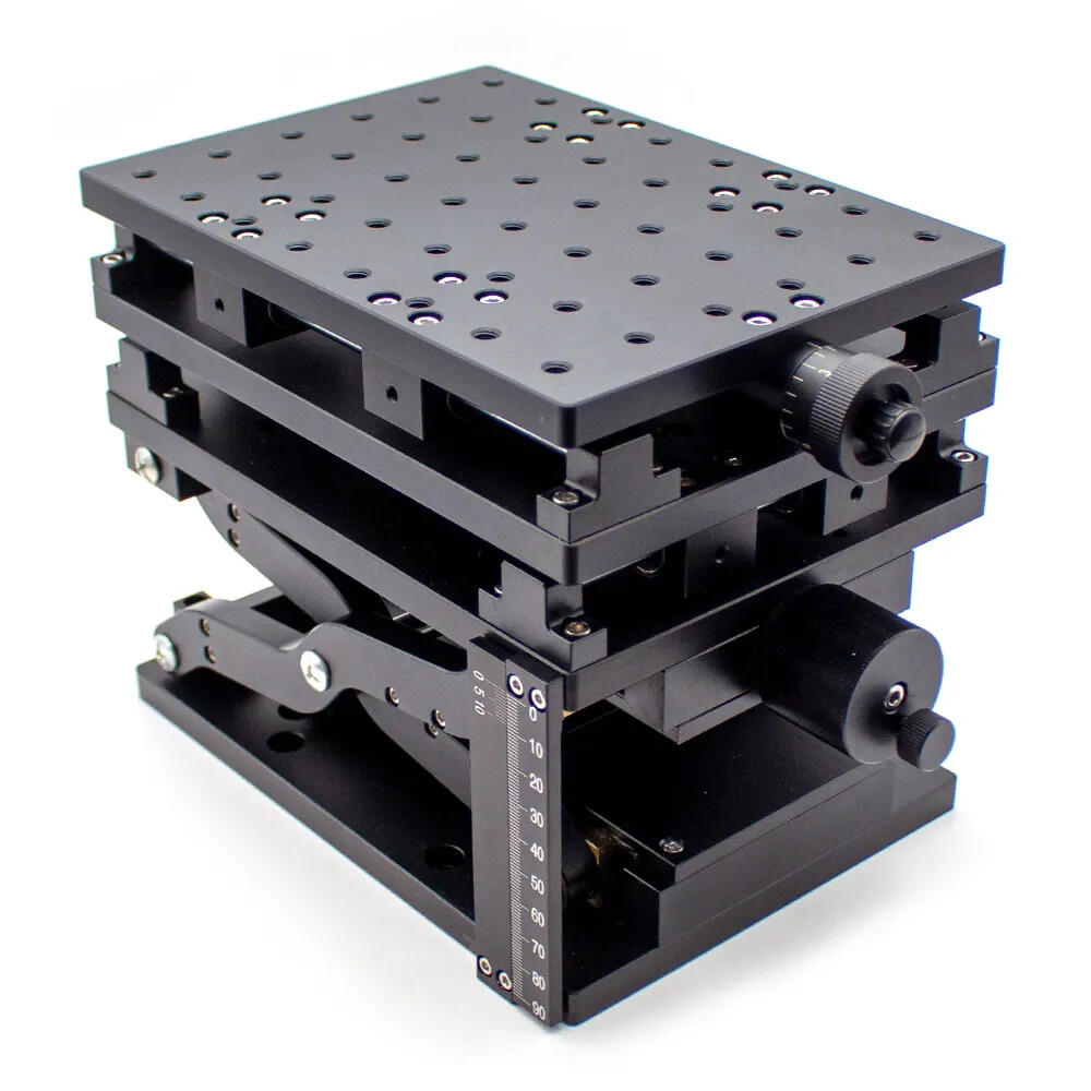 Three-dimensional Manual Fine-tuning Platform Precision Slide Test Bench