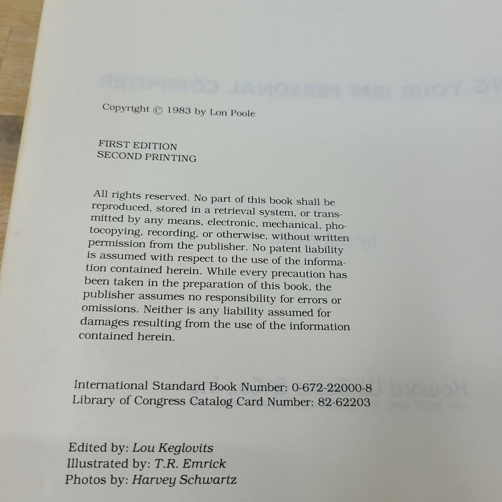 Using Your IBM Personal Computer Lon Poole 1983 Manual Vintage