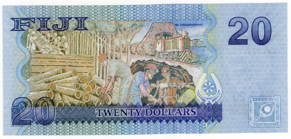 FIJI P-112a 20 Dollar 2007 UNC