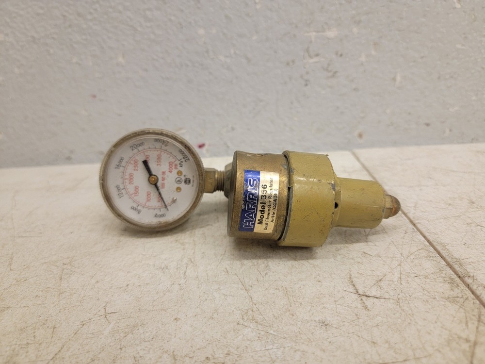 Harris Model 356 Dual Flowmeter Regulator Incomplete 👁