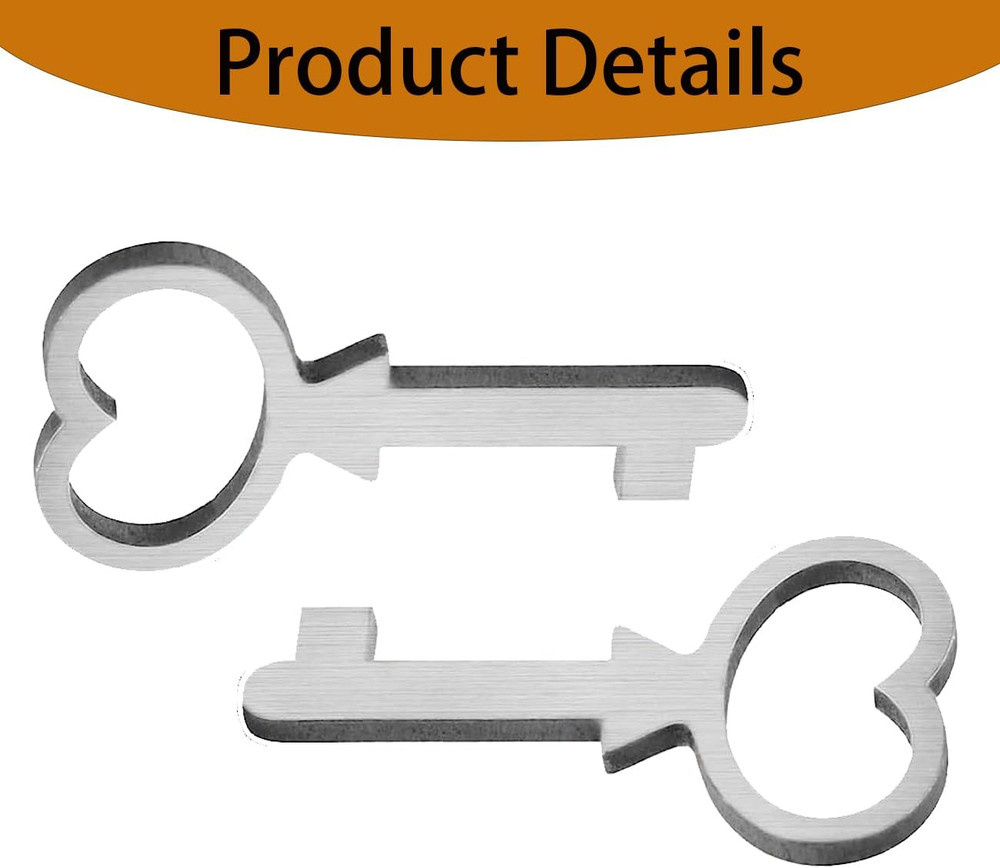 Cedar Box Key Replacement for Mini Keepsake Boxes, 2-Pack