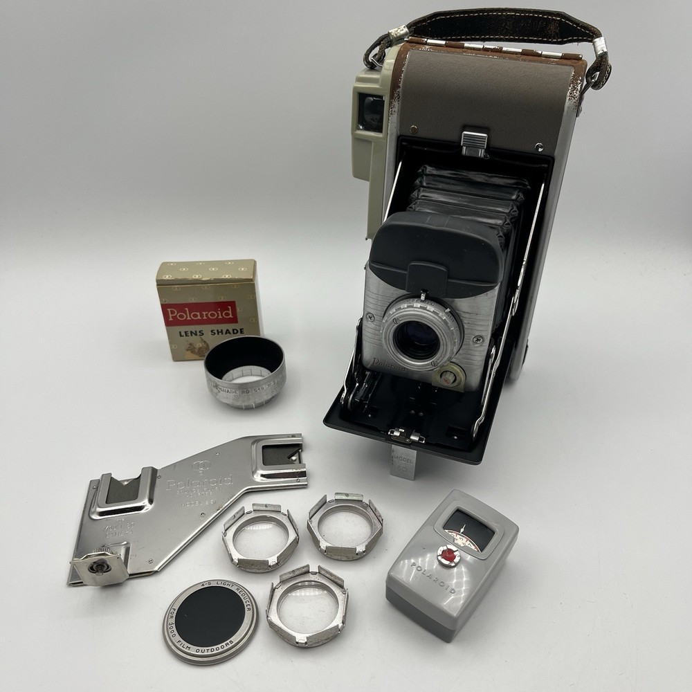 Polaroid Model 80 Foldable Land Instant Camera - Bundle Deal - NOT TESTED