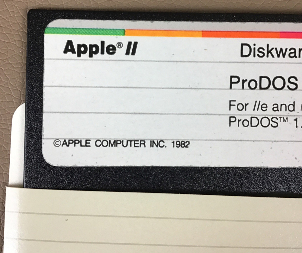 Apple II, II+, Apple IIe ProDOS User's Disk & DOS 3.3 Disk plus User's Manual
