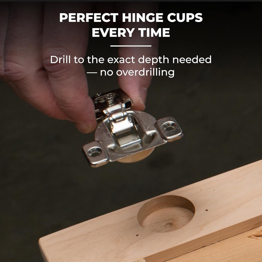 35mm Cup Drilling Jig - Adjustable Hinge Installation Tool