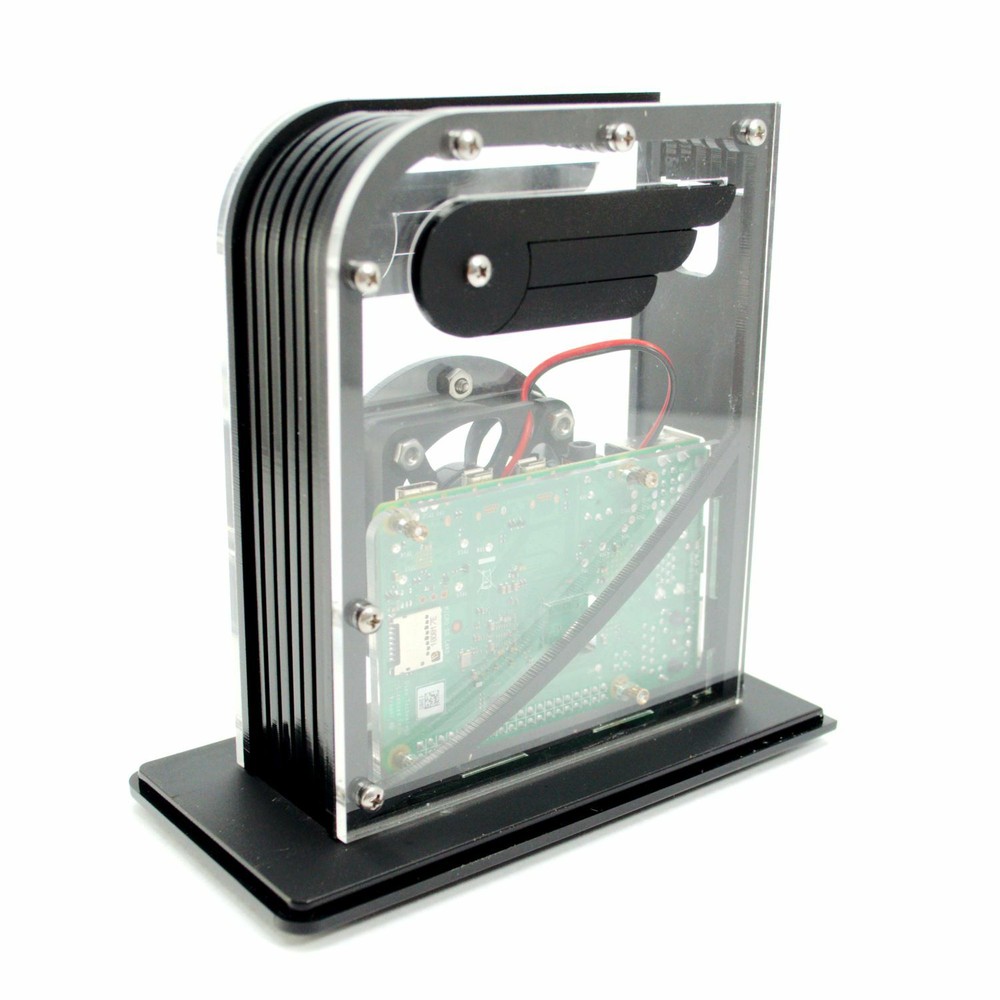 Paramount 2 Fan Case–Raspberry Pi 4B, 3 B+ (not included) ~ Color Options