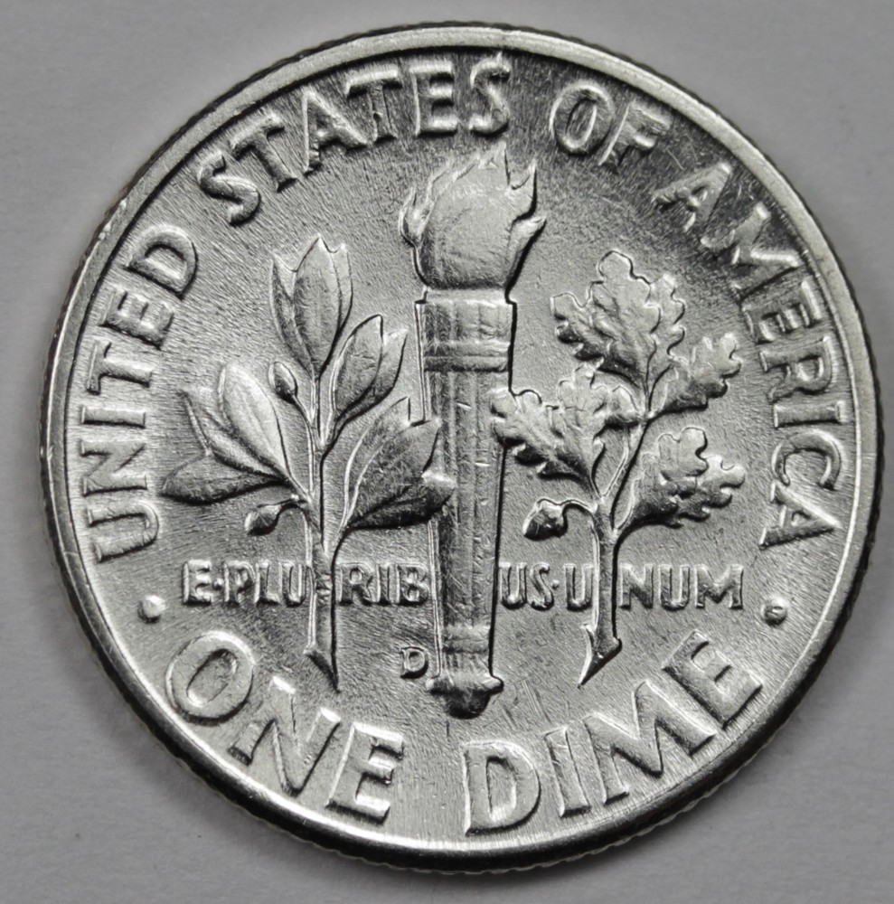 1949-d Roosevelt Dime. High Grade. (Inventory A)