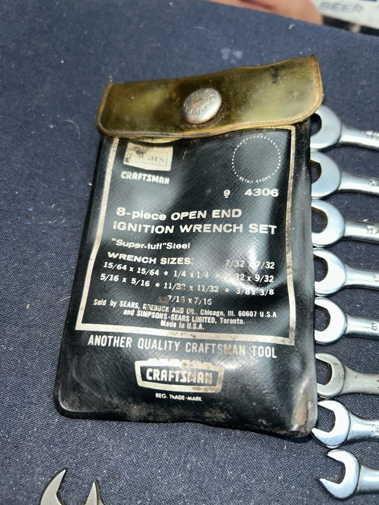 28 Assorted Ignition Wrenches Open End/Combo Craftsman-Indestro-Assorted NewUsed