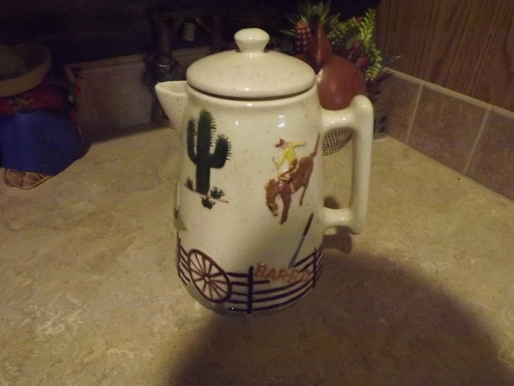 Unmarked Ceramic coffee pot display item!