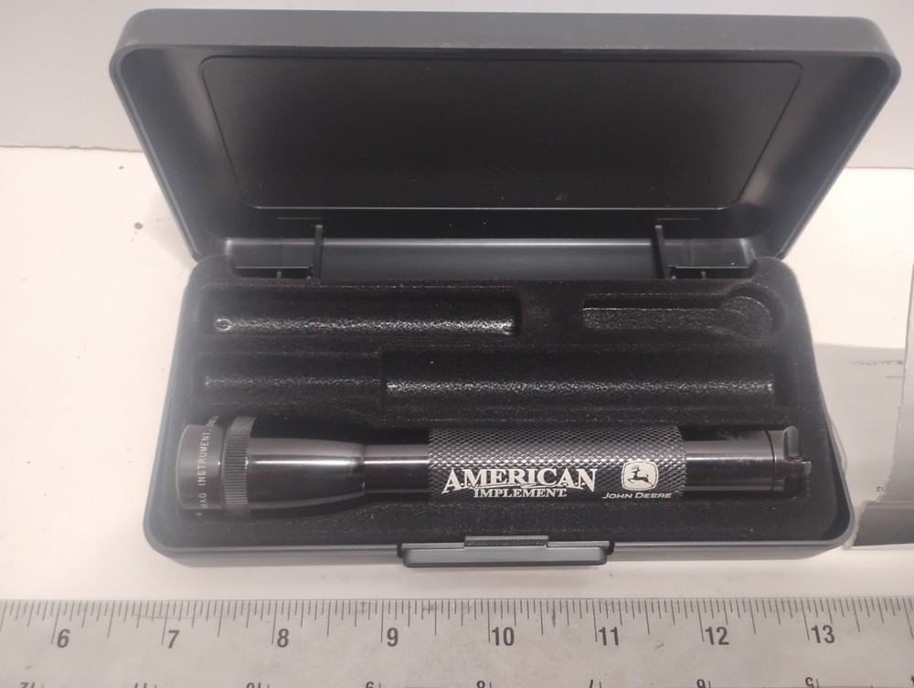 Mini John Deere Mag Lite With Case