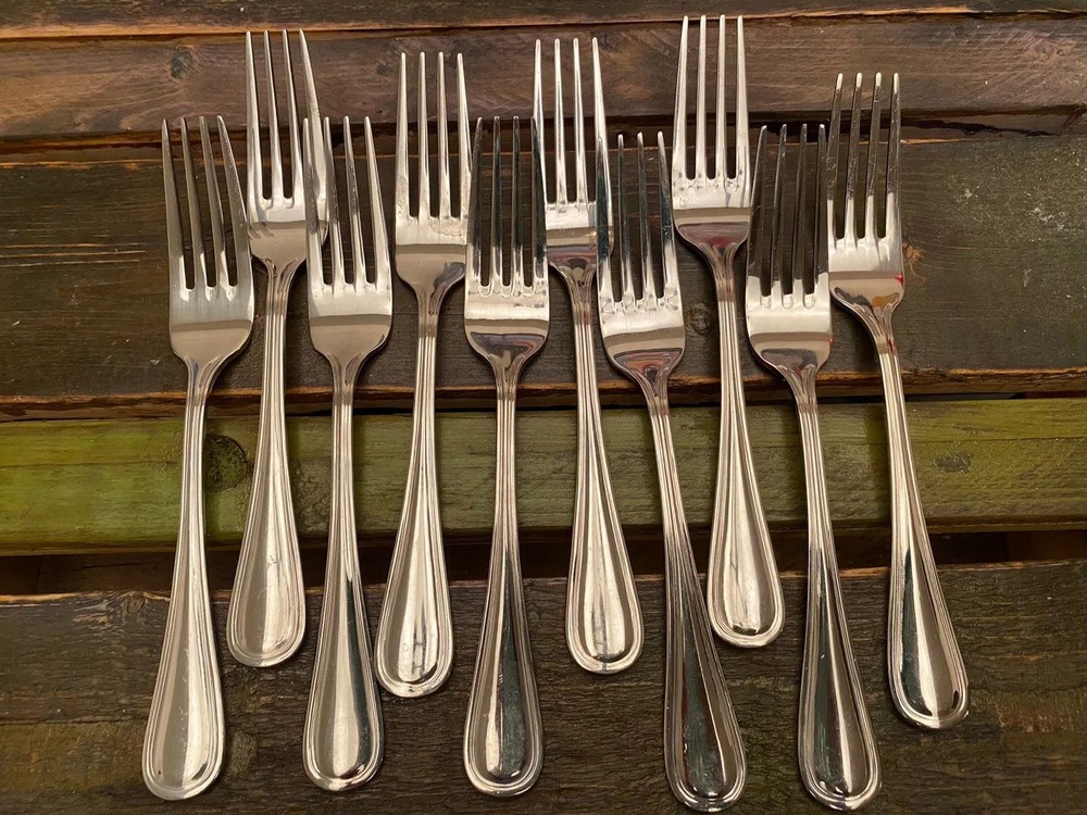 Walco Stainless Round Tip, Lisbon Pattern- (ONE)Dinner Fork"@ LOW PRICE" L@@K"
