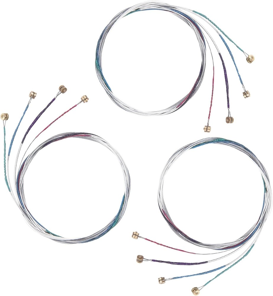 12PCS Violin String Pack – Durable Steel Core, Nickel Ball End