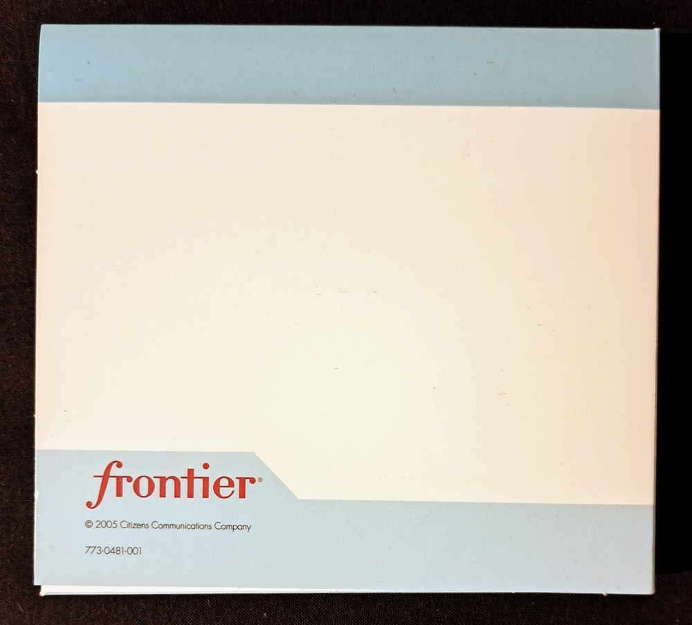 Frontier SpeedStream 6520 Modem High Speed Internet Installation CD