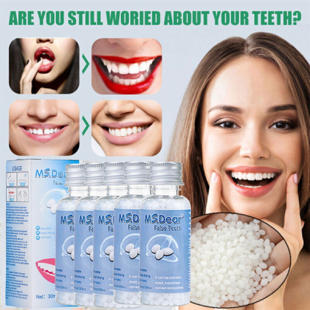 False Teeth Solid Glue Resin Moldable Teeth Gap Denture Temporary Tooth Repair