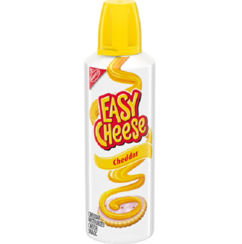 EASY CHEESE Cheddar Cheese Snack, 8 oz