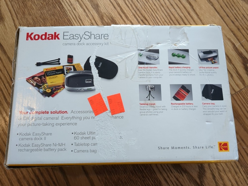 NEW KODAK Easyshare DIGITAL CAMERA DOCK Accessory KIT Easy share Camera Dock II