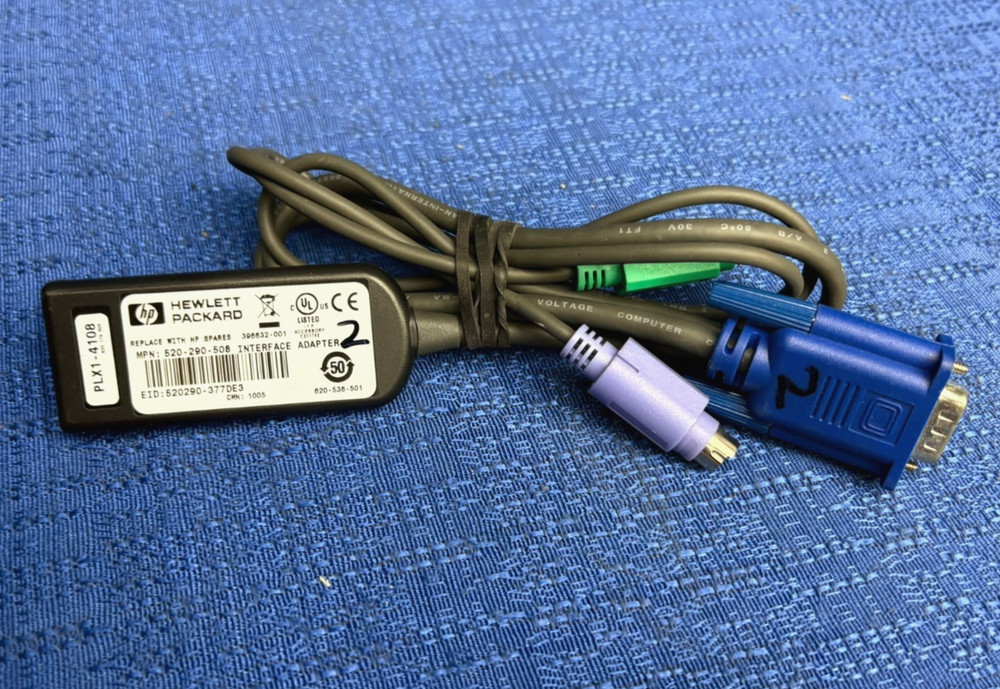 HP Avocent Server Interface Adapter Module KVM Cable 520-290-508