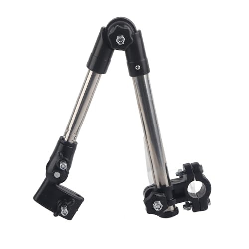 Umbrella Mount for Stroller, Adjustable Angle Golf Push Cart Umbrella Holder,