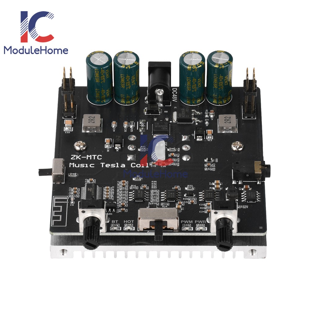 MTC Dual-Mode Music Tesla Coil Artificial Lightning Touchable Bluetooth Decoding