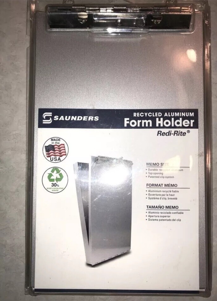 Saunders Aluminum Form Holder (Memo Size)