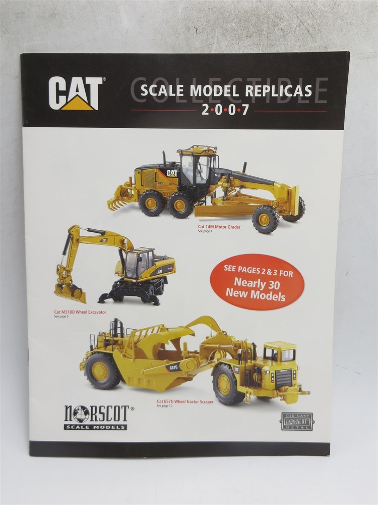 Norscot Catapillar 2007 Die-Cast Scale Model Replicas Catalog